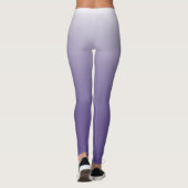 Personalisierter Gradient ombre Ultra Violet Leggings (Rückseite)
