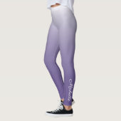 Personalisierter Gradient ombre Ultra Violet Leggings (Links)