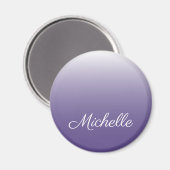 Personalisierter Gradient ombre Ultra Violet Magnet (Vorderseite/Rückseite)