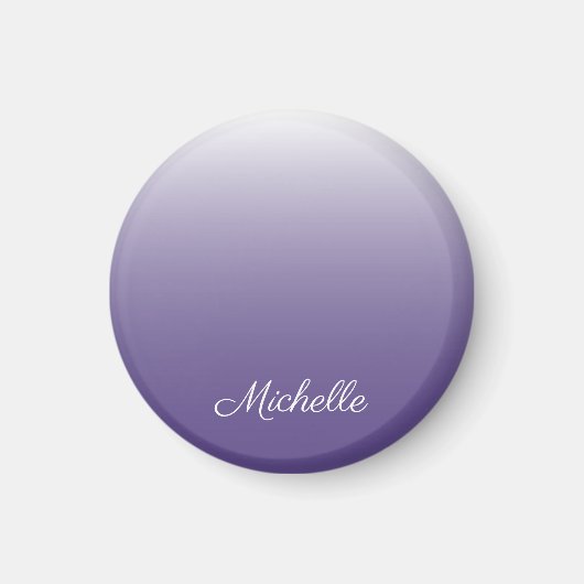 Personalisierter Gradient ombre Ultra Violet Magnet (Vorne)