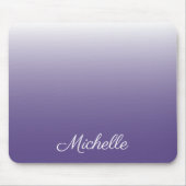 Personalisierter Gradient ombre Ultra Violet Mousepad (Vorne)