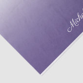 Personalisierter Gradient ombre Ultra Violet Seidenpapier (Ausschnitt)