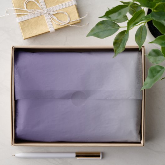 Personalisierter Gradient ombre Ultra Violet Seidenpapier (Geschenk)