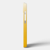 Personalisierter Gradienten ombre Gelb Case-Mate i iPhone Hülle (Rückseite / Links)