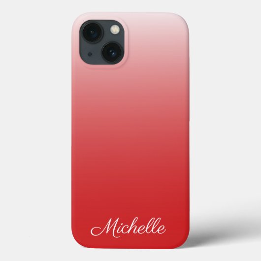 Personalisierter Gradienten ombre red Case-Mate iP Case-Mate iPhone Hülle (Rückseite)