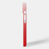 Personalisierter Gradienten ombre red Case-Mate iP iPhone Hülle (Rückseite / Links)