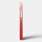 Personalisierter Gradienten ombre red Case-Mate iP iPhone Hülle (Rückseite / Links)