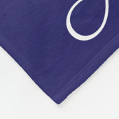 Personalisierter Gradientenblau Fleecedecke (Ecke)