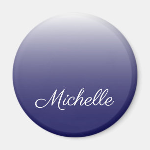 Personalisierter Gradientenblau Magnet