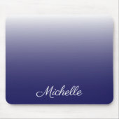 Personalisierter Gradientenblau Mousepad (Vorne)