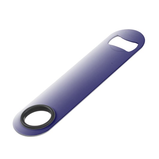 Personalisierter Gradientenblau Speedflaschenöffner (Rückseite Schrägansicht)