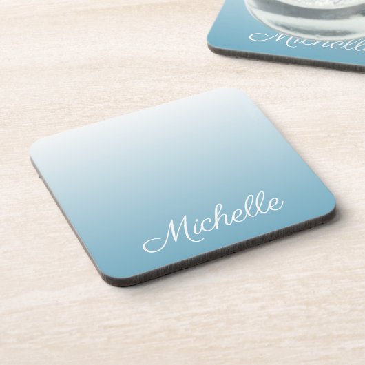 Personalisierter Gradientengel Getränkeuntersetzer (Linke Seite)