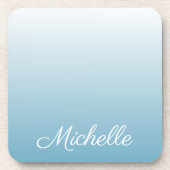 Personalisierter Gradientengel Getränkeuntersetzer (Vorderseite)