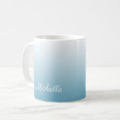 Personalisierter Gradientengel Kaffeetasse (Vorderseite Links)