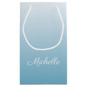 Personalisierter Gradientengel Kleine Geschenktüte (Rückseite)