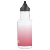 Personalisierter Gradientenrosa Edelstahlflasche (Rechts)