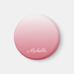 Personalisierter Gradientenrosa Magnet