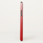 Personalisierter Gradientenrot Case-Mate iPhone Hülle (Hinten/Rechts)