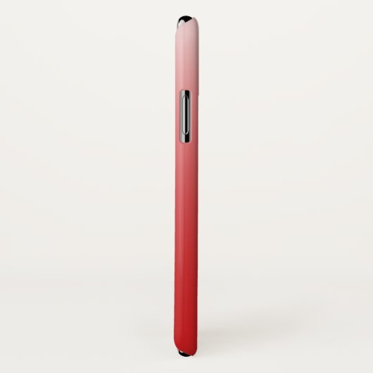 Personalisierter Gradientenrot Case-Mate iPhone Hülle (Hinten/Rechts)