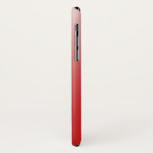 Personalisierter Gradientenrot Case-Mate iPhone Hülle (Hinten/Links)