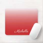 Personalisierter Gradientenrot Mousepad (Mit Mouse)