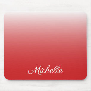 Personalisierter Gradientenrot Mousepad
