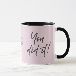 Personalisierter Graduierten-Becher – Eleganter Sc Tasse