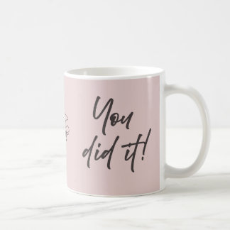 Personalisierter Graduiertenbecher – Eleganter Sch Kaffeetasse