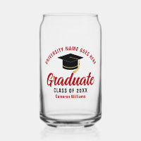 Personalisierter Graduierungsname des Red Uni-Absc