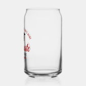 Personalisierter Graduierungsname des Red Uni-Absc Dosenglas (Links)