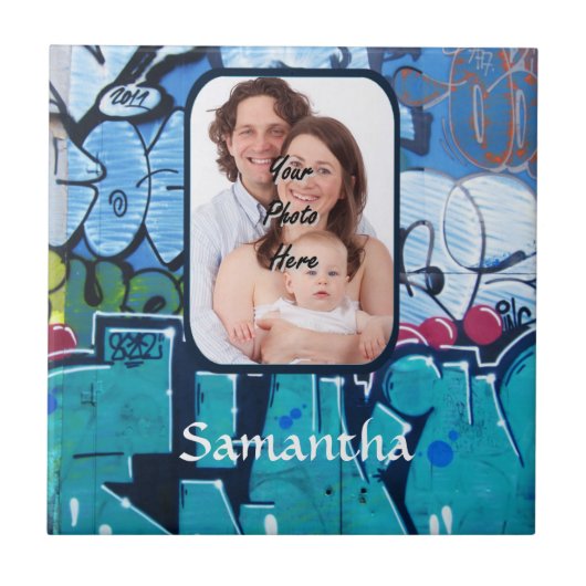 Personalisierter Graffiti Fliese (Vorderseite)