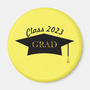 Personalisierter Grand Hat & Custom Text Class 202 Magnet