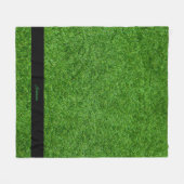 Personalisierter Grasname Fleecedecke (Vorderseite (Horizontal))
