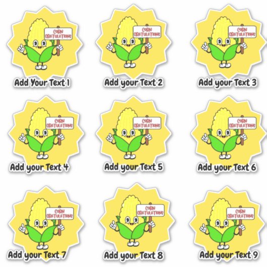 Personalisierter Gratulationstrainer Aufkleber (Vorderseite)