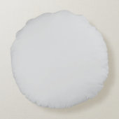 Personalisierter grauer gelber Zickzack Elefant Rundes Kissen (Rückseite)