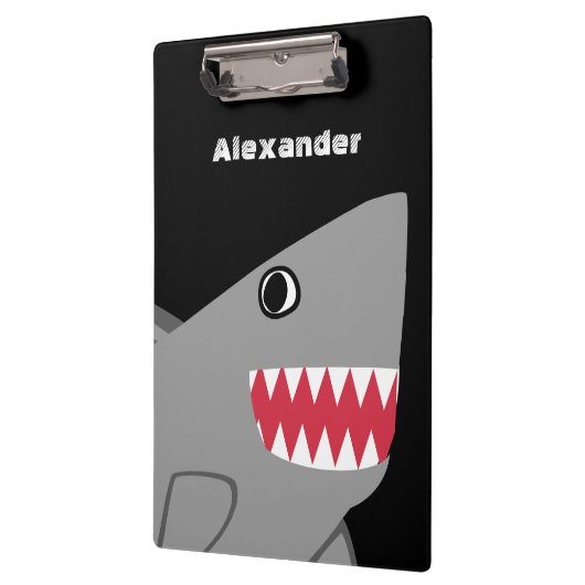 Personalisierter grauer schwarzer klemmbrett (Links)