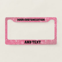 Personalisierter grauer und rosa Glitzer Hintergru