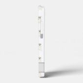 Personalisierter grauer und weißer Schnauzer-Hund Case-Mate iPhone Hülle (Rückseite / Links)