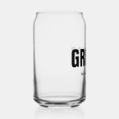 Personalisierter Grauername Dosenglas (Rechts)