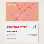 Personalisierter Great Dane Shop (Vorne & Hinten)