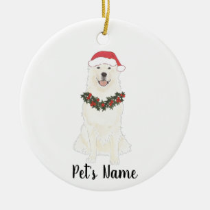 Personalisierter Great Pyrenees Keramik Ornament