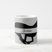 Personalisierter Greyhound Kaffeehund Tasse (Mittel)