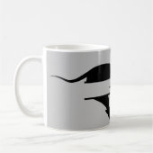 Personalisierter Greyhound Kaffeehund Tasse (Links)