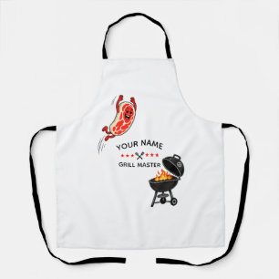 Personalisierter Grillmeister   Benutzerdefinierte Schürze