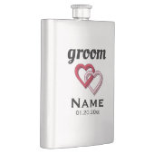 Personalisierter Groom Classic Flask Flachmann (Rechts)