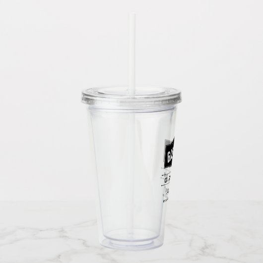 PERSONALISIERTER GROOM WEDD ACRYLIC TUMBLER ACRYLTRINKBECHER (Rechts)