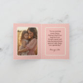 Personalisierter Groovy Mama-Schwarz mit gefaltete Karte (Innenseite)