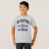 Personalisierter großer Bruder-Name T-Shirt (Vorne ganz)