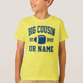 personalisierter großer Cousinfußball T-Shirt (Vorderseite)