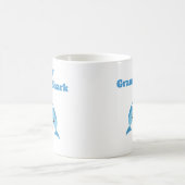 Personalisierter Großhaie-Individuelle Name Kaffeetasse (Mittel)
